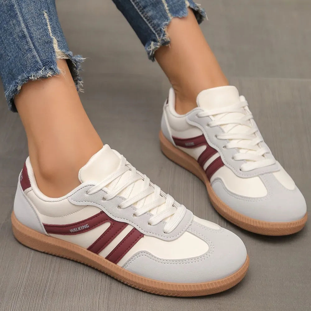 L'ADM - Baskets à Lacets Contraste