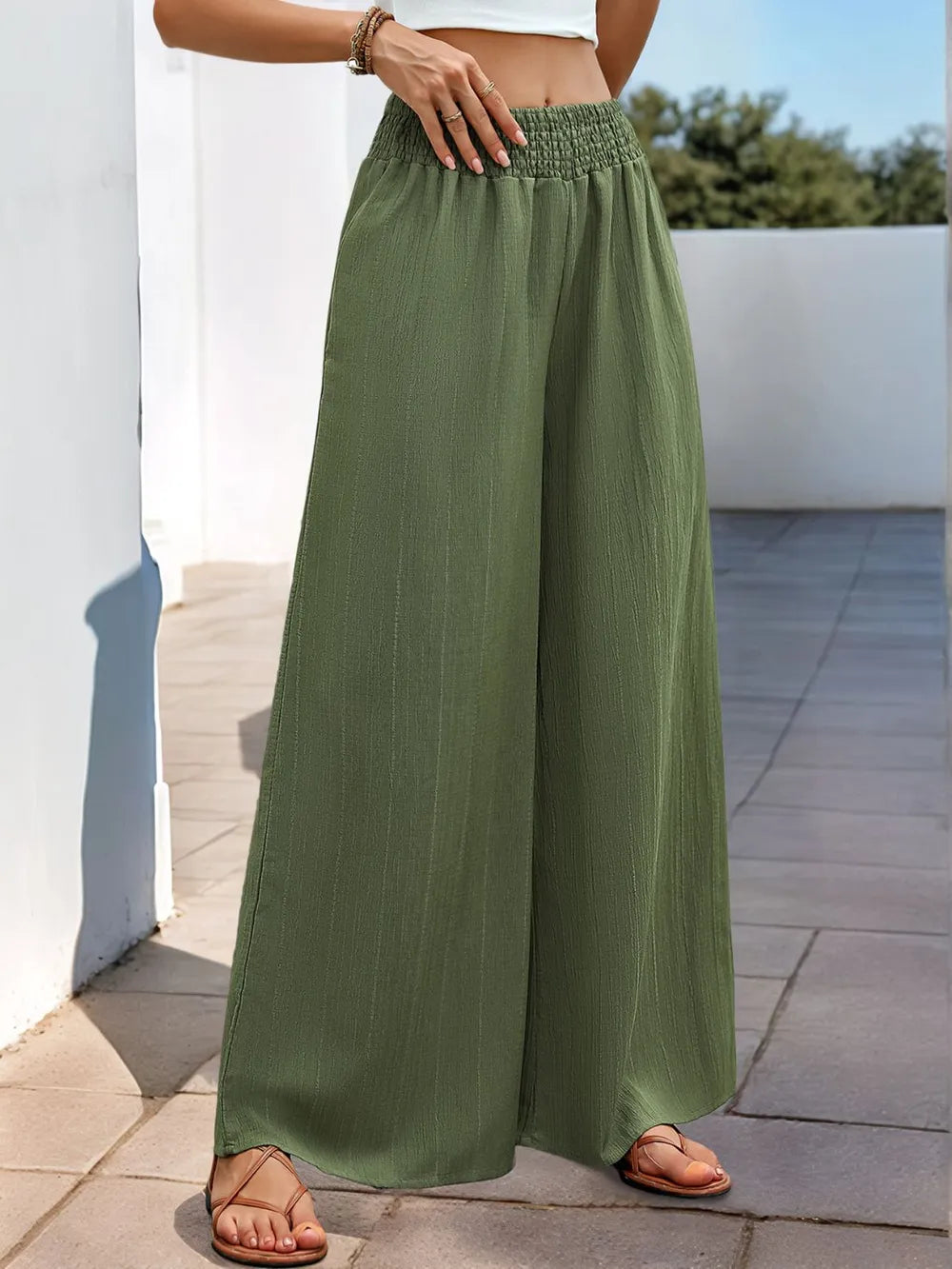 L'ADM - Pantalon Large Froncé