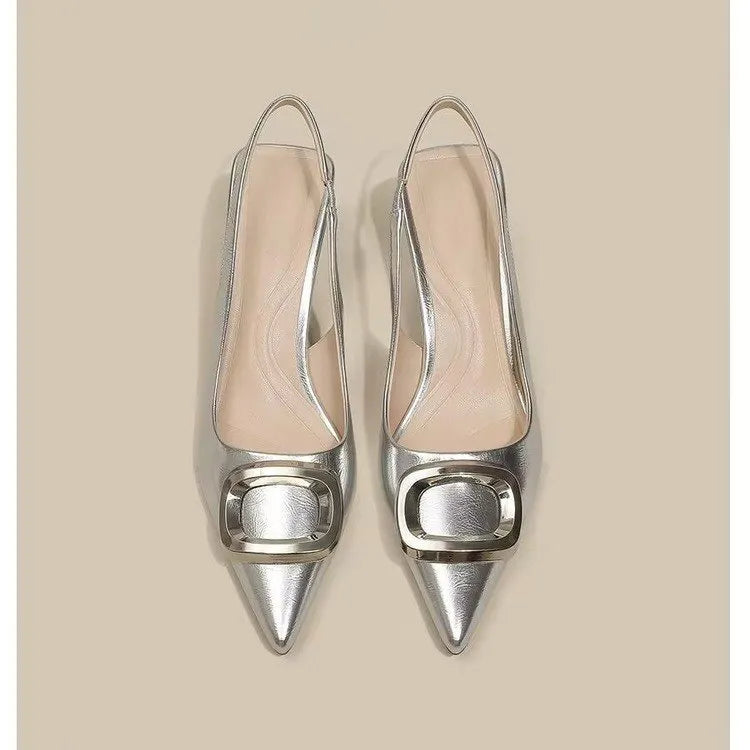 LADM - Escarpins Slingback à Bout Pointu