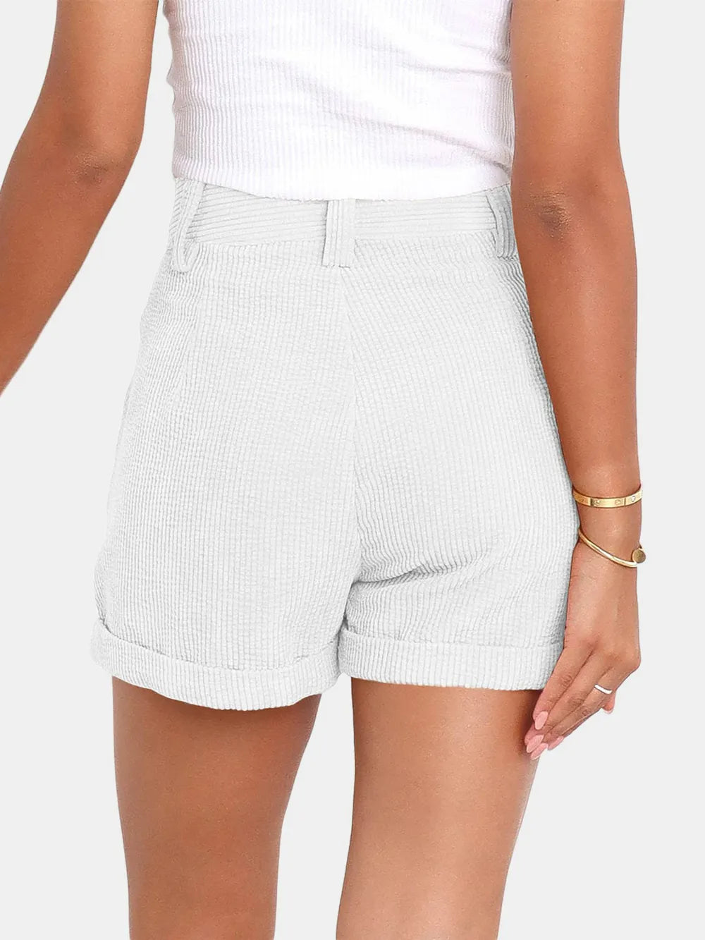 L'ADM - Short Taille Haute avec Poches