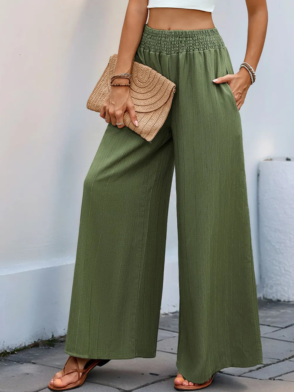 L'ADM - Pantalon Large Froncé