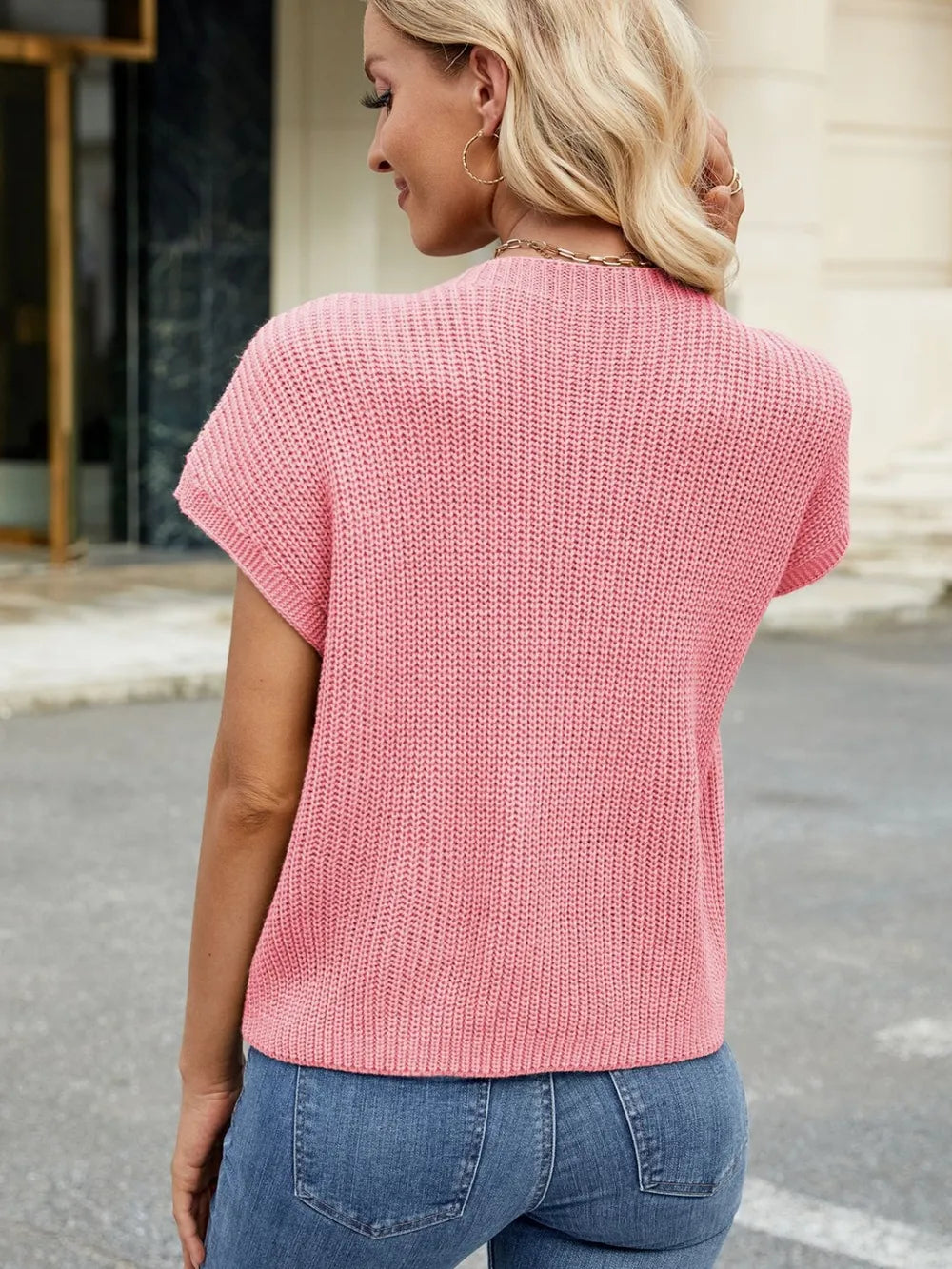 L'ADM - Top maille "Terracotta Chic"