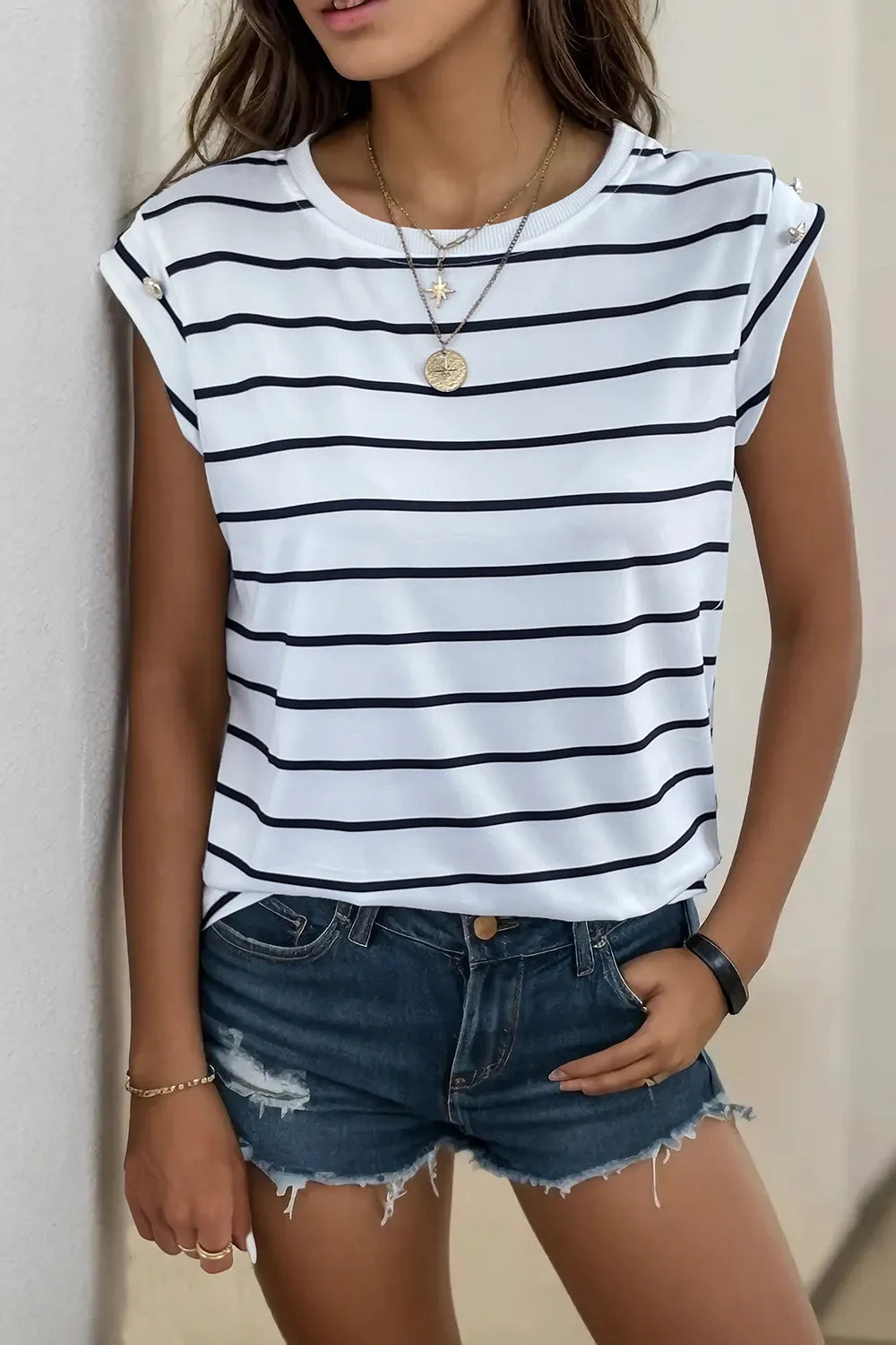 L'ADM - T-shirt Col Rond