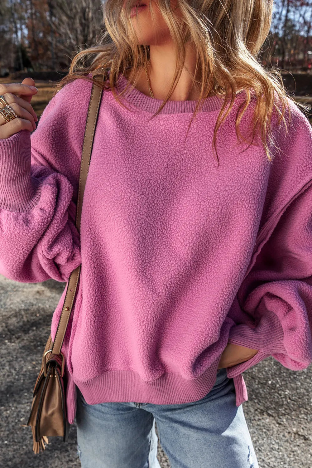 L'ADM Sweat  Oversize avec Ourlet Irrégulier