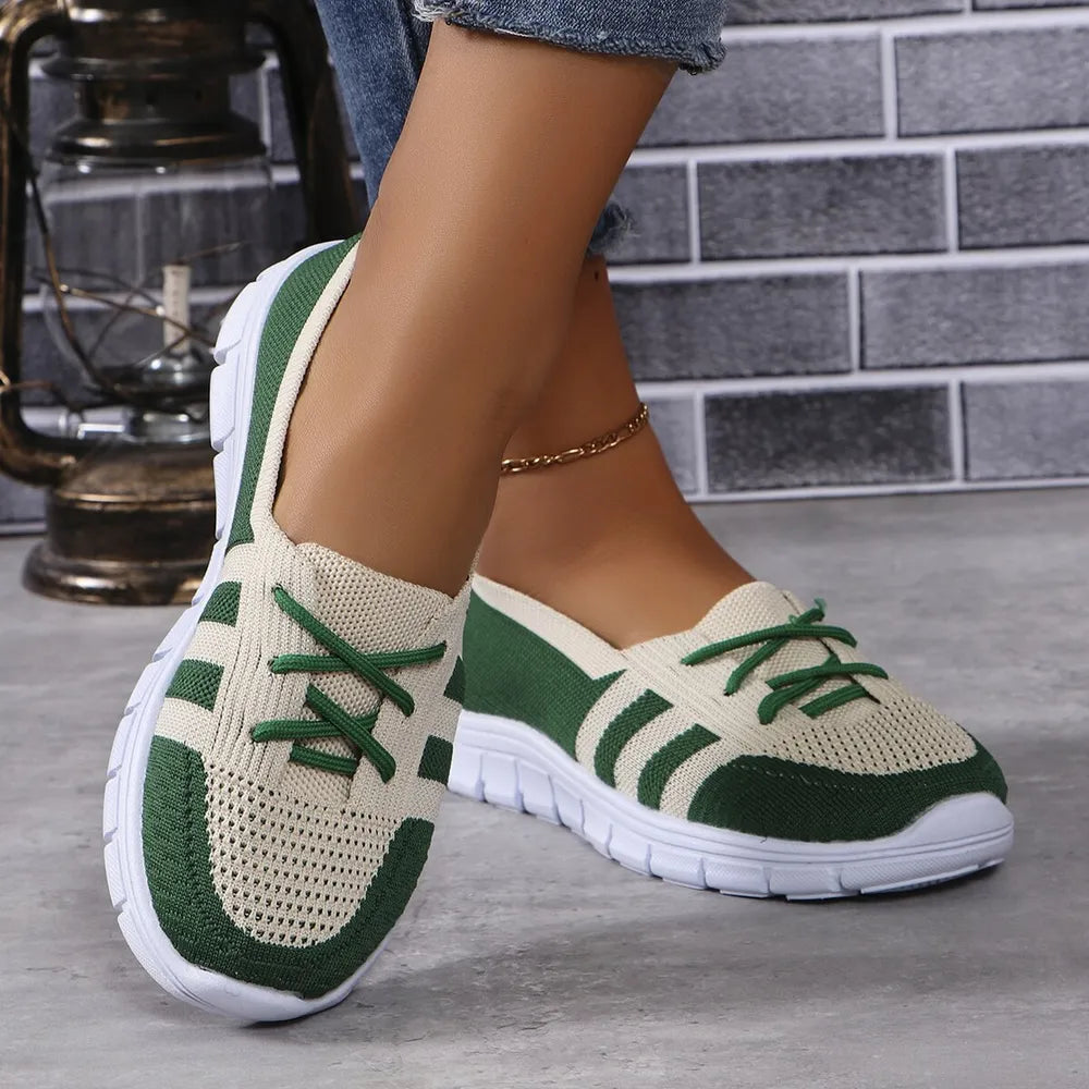 L'ADM – Slip-ons Contrastés en Maille