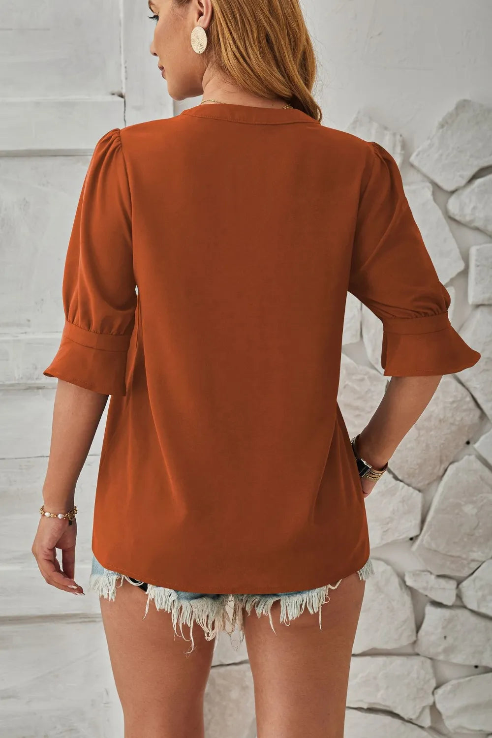 L'ADM - Blouse Fluide à Col V