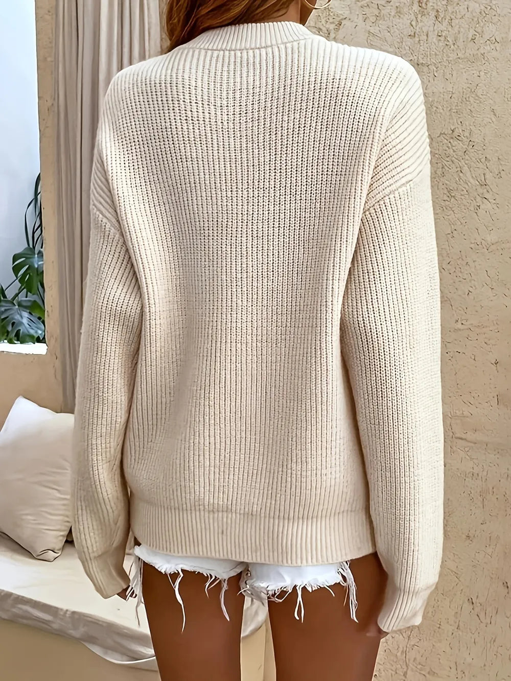 L'ADM – Pull "Épure Boutonnée"