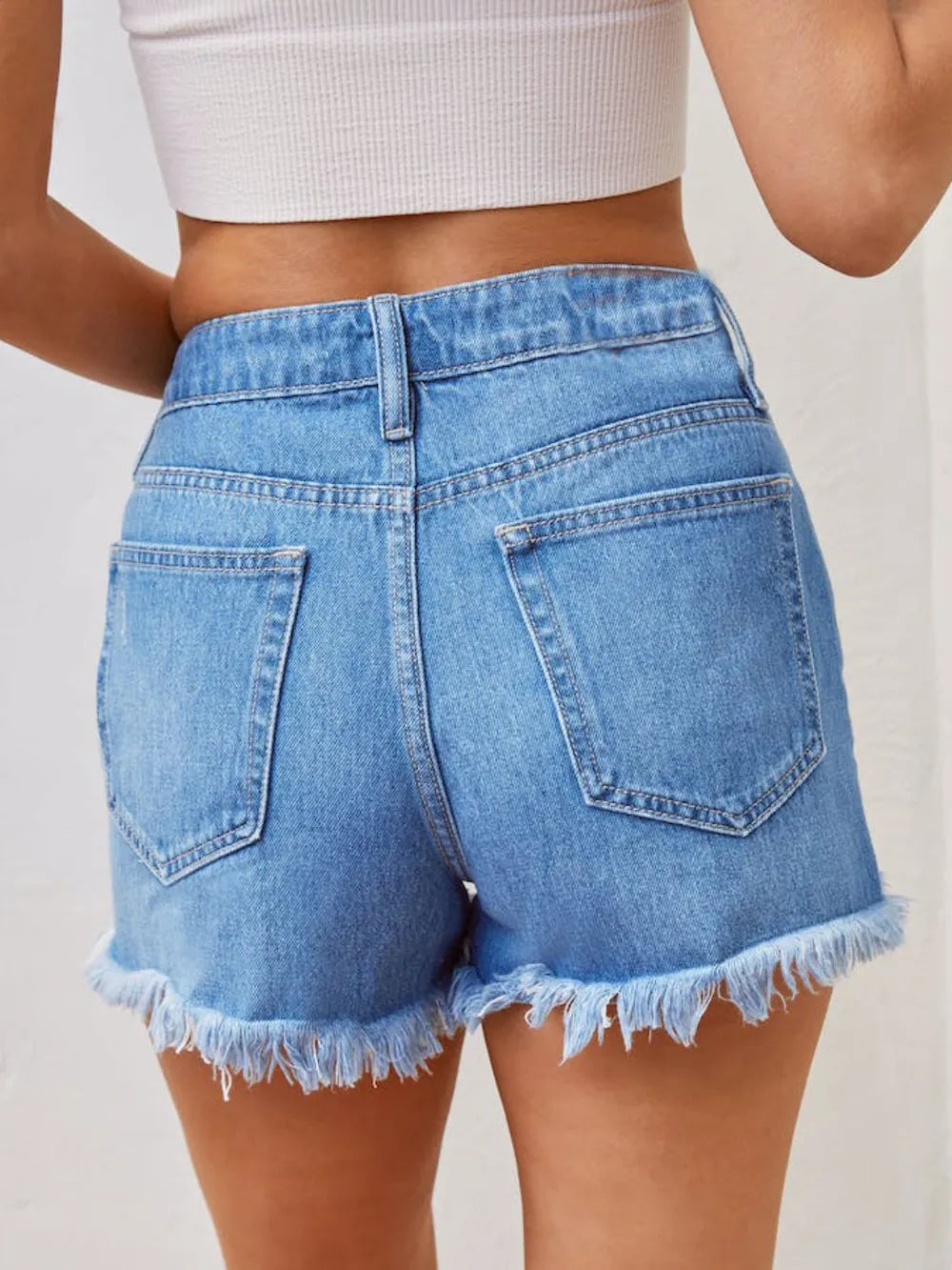 L'ADM - Short Estival Taille Haute Déchiré