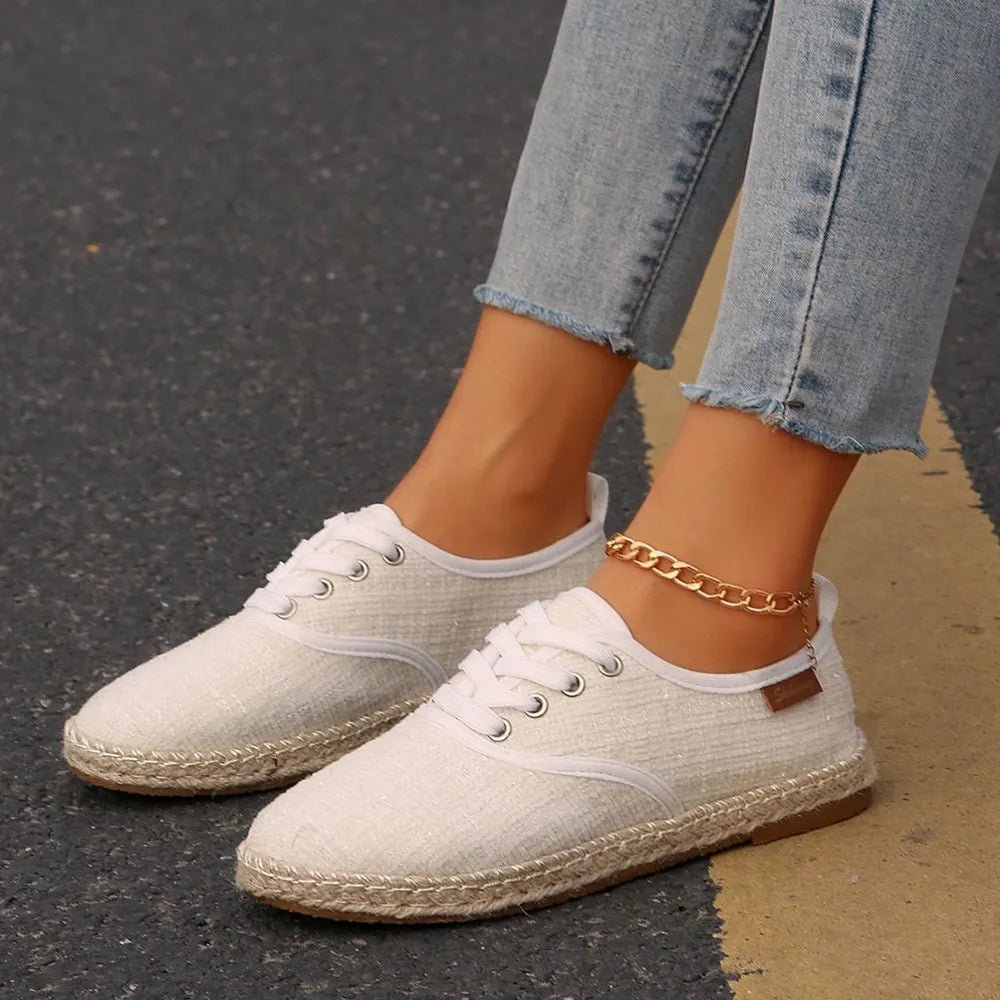 L'ADM – Baskets Plates en Tweed