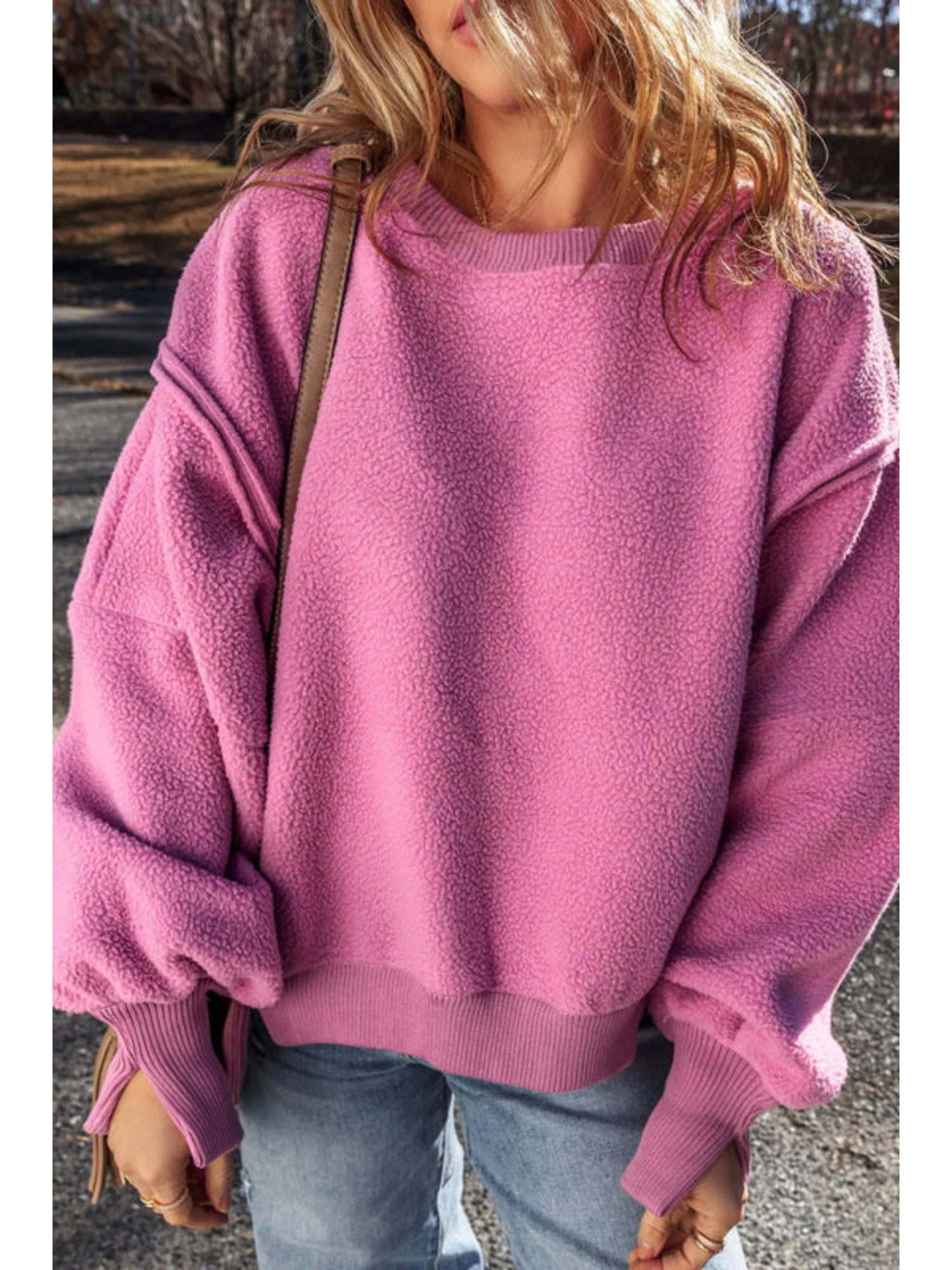L'ADM Sweat  Oversize avec Ourlet Irrégulier